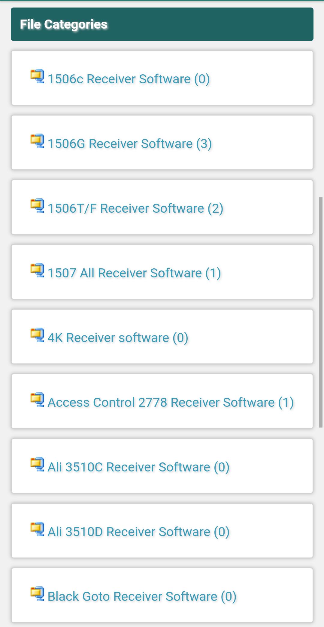 All Receiver Software